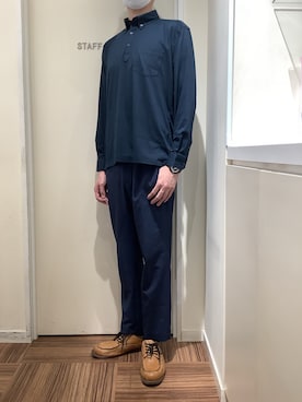 BRICK HOUSE シャツ工房 新橋店さん（メンズ・185cm）の春コーディネート