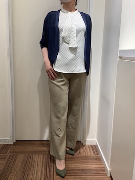 BRICK HOUSE シャツ工房 新橋店さん（レディース・158cm）の夏コーディネート