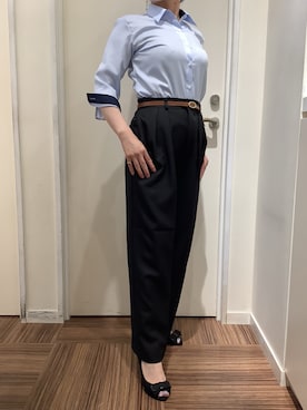 BRICK HOUSE シャツ工房 新橋店さん（レディース・158cm）の夏コーディネート