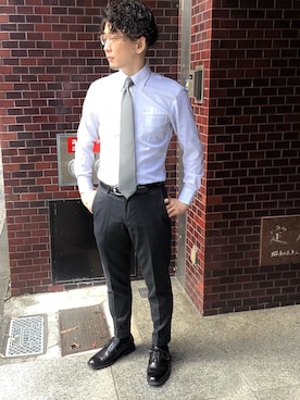 BRICK HOUSE シャツ工房 新橋店さん（メンズ・169cm）の冬コーディネート