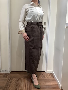 BRICK HOUSE シャツ工房 新橋店さん（レディース・158cm）の春コーディネート