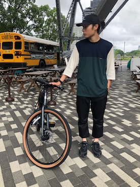 「narifuri（ナリフリ）のアイテム（帽子）」を使った、yuseさん（メンズ・173cm）の夏コーディネート