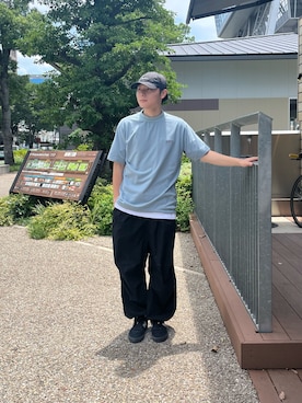 「ナリフリ」｜「アイテム（帽子）」を使った、yuseさん（メンズ・173cm）の夏コーディネート