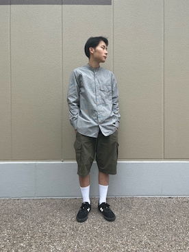 「カーゴショーツ」｜yuseさん（メンズ・173cm）の夏コーディネート