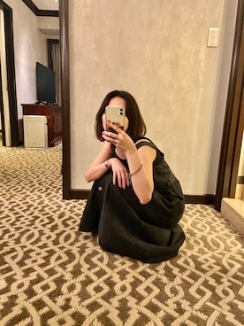 「ハニーズ」｜「アイテム（オールインワン・サロペット）」を使った、KIYOKAさん（レディース・157cm）の夏コーディネート