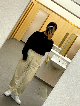 「BASQUE magenta（バスクマゼンタ）のアイテム」を使った、Yu-kiさん（レディース・165cm）の春コーディネート