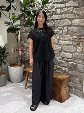 「HEREIAM（ヘレイアム）のアイテム」を使った、bfyucaさん（レディース・161cm）の夏コーディネート