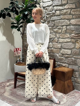 「kakatoo（カカトゥ）のアイテム」を使った、bfyucaさん（レディース・161cm）の春コーディネート