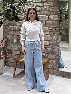 「HEREIAM（ヘレイアム）のアイテム」を使った、bfyucaさん（レディース・161cm）の春コーディネート