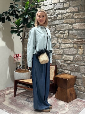 「kakatoo（カカトゥ）のアイテム」を使った、bfyucaさん（レディース・161cm）の春コーディネート