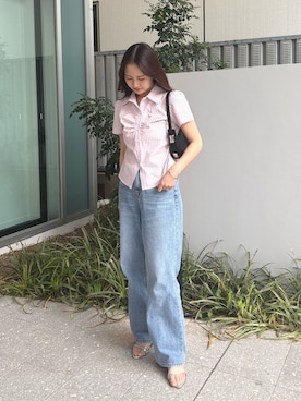「ABYS（アビス）のアイテム」を使った、Seriさん（レディース・163cm）の春コーディネート