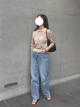 「ABYS（アビス）のアイテム」を使った、Seriさん（レディース・163cm）の春コーディネート