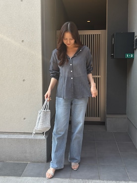 「ABYS（アビス）のアイテム」を使った、Seriさん（レディース・163cm）の春コーディネート