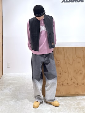 issaさん（メンズ・186cm）の冬コーディネート