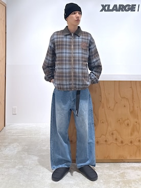 「アイテム（ジャケット/アウター）」を使った、issaさん（メンズ・186cm）の秋コーディネート