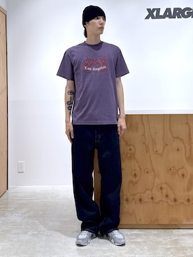 「XLARGE（エクストララージ）のアイテム」を使った、issaさん（メンズ・186cm）の夏コーディネート