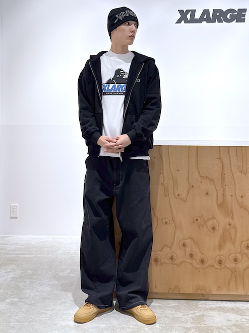 OG BOX ZIP UP HOODED SWEATSHIRT（パーカー）｜XLARGE（エクストラ