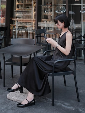 「Callarus（カラルス）のアイテム」を使った、Maoさん（レディース・165cm）の夏コーディネート