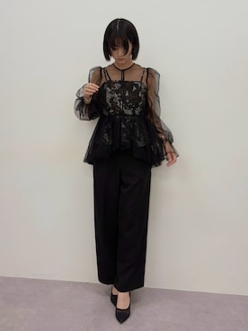 「Callarus（カラルス）のアイテム」を使った、Maoさん（レディース・165cm）の夏コーディネート