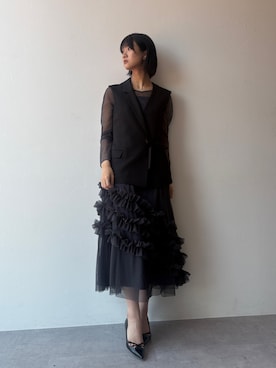 「Callarus（カラルス）のアイテム」を使った、Maoさん（レディース・165cm）の春コーディネート