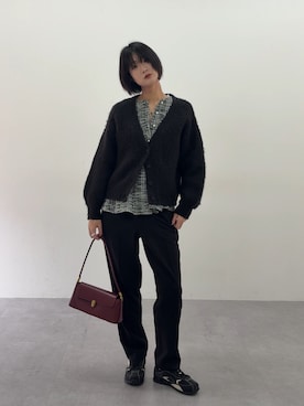 「アイテム（フォーマルスーツ/小物）」を使った、Maoさん（レディース・165cm）の冬コーディネート