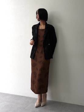「Callarus（カラルス）のアイテム」を使った、Maoさん（レディース・165cm）の春コーディネート
