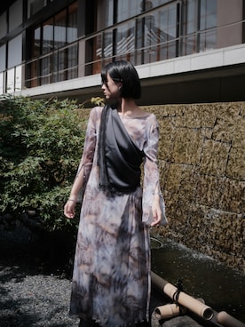 「Callarus（カラルス）のアイテム」を使った、Maoさん（レディース・165cm）の夏コーディネート