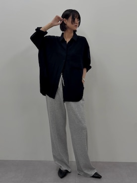 「Maison INNESS（メゾンアイネス）のアイテム」を使った、Maoさん（レディース・165cm）の夏コーディネート