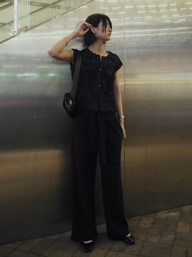 「Callarus（カラルス）のアイテム」を使った、Maoさん（レディース・165cm）の夏コーディネート