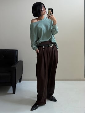 「nissen（ニッセン）のアイテム」を使った、Maoさん（レディース・165cm）の秋コーディネート
