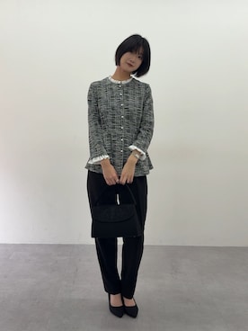 「アイテム（フォーマルスーツ/小物）」を使った、Maoさん（レディース・165cm）の冬コーディネート