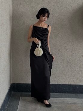 「Callarus（カラルス）のアイテム」を使った、Maoさん（レディース・165cm）の春コーディネート