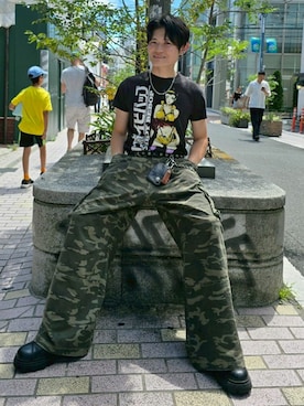 「アイテム（財布/小物）」を使った、裕さん（メンズ・172cm）の夏コーディネート