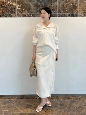 「Chaos（カオス）のアイテム」を使った、hinanoさん（レディース・166cm）の春コーディネート