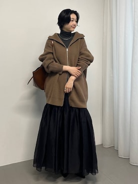 「Chaos（カオス）のアイテム」を使った、hinanoさん（レディース・166cm）の秋コーディネート