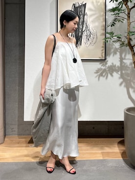 「Chaos（カオス）のアイテム」を使った、hinanoさん（レディース・166cm）の春コーディネート