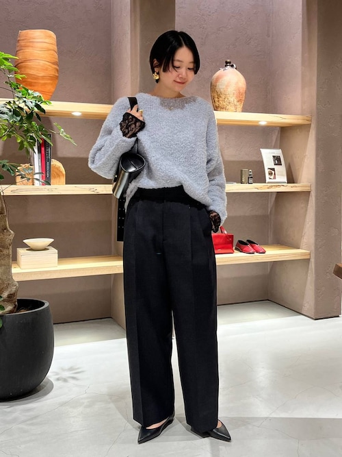 Chaos グラスレースプルオーバー　ブラック Chaos(カオス)/グラスレースプルオーバー（Tシャツ/カットソー