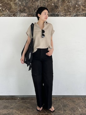 「Chaos（カオス）のアイテム」を使った、hinanoさん（レディース・166cm）の春コーディネート