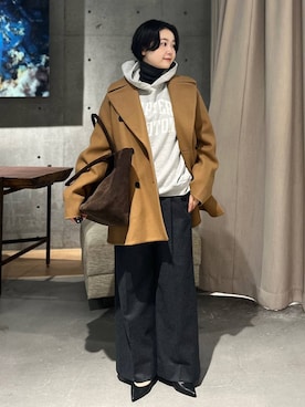 「Chaos（カオス）のアイテム」を使った、hinanoさん（レディース・166cm）の秋コーディネート