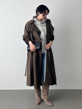 「Chaos（カオス）のアイテム」を使った、hinanoさん（レディース・166cm）の秋コーディネート