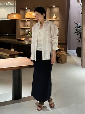 「Chaos（カオス）のアイテム」を使った、hinanoさん（レディース・166cm）の春コーディネート