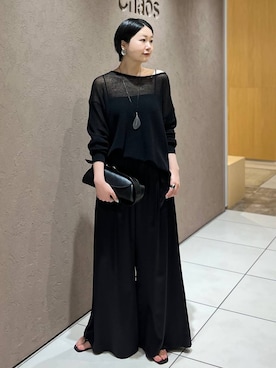 「Chaos（カオス）のアイテム」を使った、hinanoさん（レディース・166cm）の春コーディネート