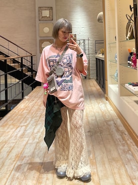 「ティアードスカート」｜shihomomoさん（レディース・152cm）の夏コーディネート