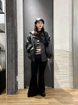 「アイテム（その他シューズ）」を使った、RUKOさん（レディース・165cm・20代）の秋コーディネート