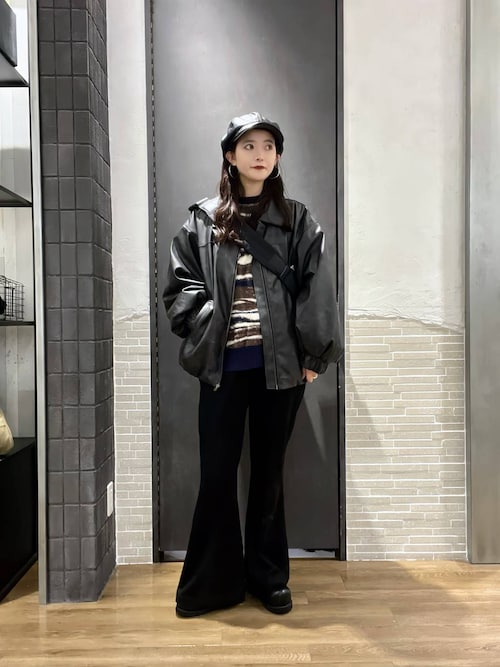 JEANASIS ブルゾン アウター ヴィンテージレザーブルゾン/282684