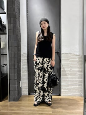 「アイテム（ニットキャップ/ビーニー）」を使った、RUKOさん（レディース・165cm・20代）の夏コーディネート