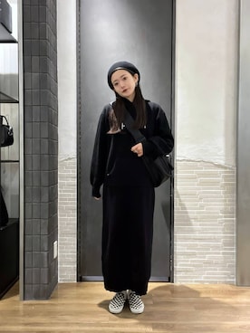 「アイテム（ワンピース/ドレス）」を使った、RUKOさん（レディース・165cm・20代）の冬コーディネート