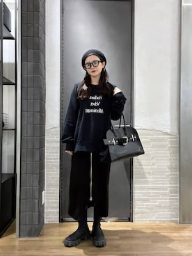 「JEANASIS（ジーナシス）のアイテム（スカート）」を使った、RUKOさん（レディース・165cm）の秋コーディネート