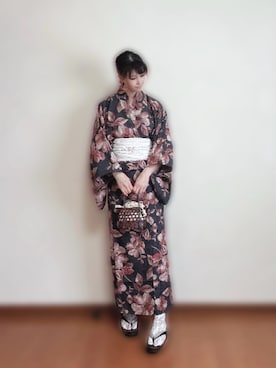 「アイテム（ヘアアクセサリー）」を使った、14daachanさん（レディース・165cm）の夏コーディネート
