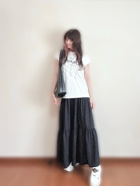 「アイテム（キャミソール）」を使った、14daachanさん（レディース・165cm）の夏コーディネート